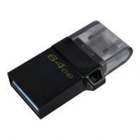 купить USB Флеш 64GB 3.0 Kingston OTG DTDUO3G2/64GB черный в Алматы фото 1