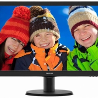 купить Монитор LCD 24** 16:9 1920х1080 TN, nonGLARE, 250cd/m2, H170&deg;/V160&deg;, 10М:1, 16,7M Color, 1ms, VGA, DVI, HDMI,Tilt, 2Y, Black в Алматы фото 1