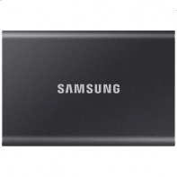 купить Внешний SSD 2000Gb Samsung T7 USB 3.2 Gen.2 (10 Гбит/c)  AES 256, Серый, MU-PC2T0T/WW в Алматы фото 1