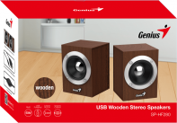 купить Колонки Genius SP-HF280 Wood,  3W x 2, 4ОМ, 100Hz-20KHz, 1,2 м, 3,5мм 31730028400 в Алматы фото 2