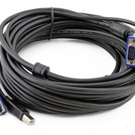 Купить Кабель для KVM-переключателей DKVM-IP1/IP8 длиной 5 м с разъемами PS2, длина 5 м Алматы
