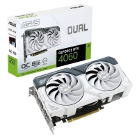 купить Видеокарта ASUS GeForce RTX4060 OC DUAL-RTX4060-O8G-WHITE в Алматы фото 2
