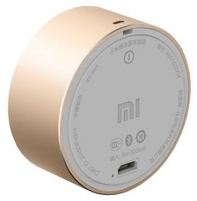 купить Колонка, Xiaomi, LittleAudio FXR4039CN, Портативные, Bluetooth V4,0, Порт micro-USB, RMS 2W, Время воспроизведения до 4 часов, Литий-ионная батарея, Размер 52*52*25 мм., Золотой в Алматы фото 2