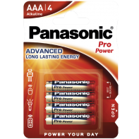 купить Батарейка щелочная PANASONIC Pro Power AAA/4B /  в Алматы