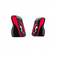 купить Колонки Genius SP-Q180 Red, 6W (3W x 2), USB питание, 20Hz-20KHz, 1,2 м, 3.5мм 31730026401 в Алматы фото 2