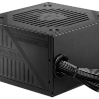 Купить Блок питания MSI MAG A550BNL, 550W, Active PFC, 80 PLUS Bronze (up to 85%),  ATX 24 PIN x1, CPU 4+4 PIN x1, PCI-e 2(6+2) PIN1(2), SATA x5,  OVP, OCP, OPP, SCP, 8.0A max., 34.8dBA, Non-Modular, ATX, MAG A550BNL Алматы