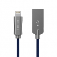купить Кабель Lightning ORICO LTU-10-RD-BP <1М, USB2.0, RED> в Алматы фото 1