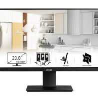 купить Монитор 23,8* MSI PRO MP241 IPS 1920x1080 60Hz 7ms 250cd/m 1000:1 100млн:1 1xD-Sub 1xHDMI Угол Обзора 178/178.  в Алматы фото 1