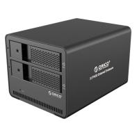 купить Док-станция HDD 3.5" ORICO 9528U3-EU-BK-BP <USB3.0, SATAIII, HDDx2, BLACK> в Алматы