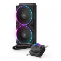купить PCCooler CORONA FRGB GI-AH240C, 4-пин, 20XX/115X/1366/AM4-FM2, 8-29.1дБ, 1000-2000об/мин, 250W в Алматы фото 2