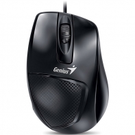купить Компьютерная мышь, Genius, DX-150X, Оптическая, 1000dpi, USB, Длина кабеля 1,6 метра, Черная в Алматы фото 1