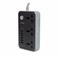 купить Сетевой фильтр LDNIO Universal SC3604 3 розетки 6*USB 5V/3.4A Портов 2м в Алматы фото 2