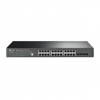 купить Коммутатор Smart GbE 24-портовый стекируемый TP-Link T1700G-28TQ 4 слота 10GE SFP  <JetStream&trade; 24 порта 10/100/1000 Mbps, 4 слота 10GE SFP > в Алматы фото 2