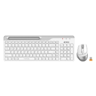купить Клавиатура + мышь A4tech Fstyler FB2535C-Icy White, FN12 Multim, 2000 DPI, беспровод. BT+2.4G в Алматы фото 1