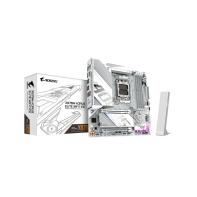 купить Материнская плата GIGABYTE X870M AORUS ELITE WF7 ICE, AM5, X870, 4xDDR5, 2xHDMI+2xUSB4, 2xM.2, mATX в Алматы фото 3