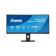 купить Монитор 34* iiyama ProLite XCB3497WQSNP-B1,Black,VA,3440x1440@120Hz,350кд/м2,3000:1,0.4ms,2xHDMI,DP XCB3497WQSNP-B1 в Алматы фото 1