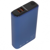 купить Зарядное устройство Power bank Olmio QS-20, 20000mAh, синий в Алматы фото 1