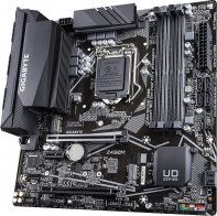 купить Материнская плата, Gigabyte, Z490M (4719331808587), LGA1200, iZ490, 4xDDR4 2666, 6xSATA3, 1xM2.0, Raid, 1хDVI-D, 1xHDMI, 1хDP, 2xPCI-Ex16, 1xPCI-Ex1, mATX в Алматы фото 2