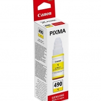 Купить Чернила Canon/INK GI-490 Y/Струйный/№490/желтый/70 мл Алматы