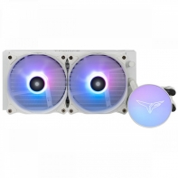купить СЖО Team Group T-Force SIREN GD240E White ARGB,600 - 2000 RPM±10%,Radiator:276x120x27,FAN:2x120x120x25 TB120602 ARGB в Алматы фото 1