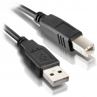 купить Кабель USB 2.0 Ritmix RCC-060  AM-BM, 1.8m, медный, никелированный в Алматы фото 1