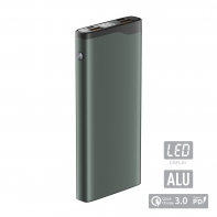 купить Зарядное устройство Power bank Olmio QL-10, 10000mAh, серый в Алматы фото 1