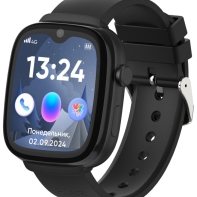 купить Детские смарт часы Elari KidGram Watch, IPS дисплей 1.9 дюйма, Черный в Алматы фото 1