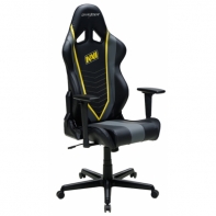 купить Игровое компьютерное кресло, DX Racer,  OH/RZ60/NGY, ПУ экокожа, Вид наполнителя: губчатая пена высокой плотности (54 кг/м?), Металлическая основа кресла, Механизм качания: топ-ган, Прорезиненные колеса в комплектации, Чёрно-серый в Алматы фото 3