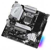 купить Материнская плата ASRock B460M PRO4 LGA1200 4xDDR4 6xSATA RAID 2xUM.2 D-Sub HDMI DP mATX в Алматы фото 2