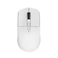 Купить Мышь Attack Shark X6 White, PAW3395, 26000 DPI, 2.4/BT/Wired, 80 Million Clicks, 500mAh, 49&plusmn;3g в Алматы