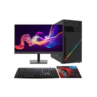 Купить Ryzen 5 5600-3.5GHz/B550/RAM 16GB/SSD 512GB/RX550-4GB/no DVD/400WLCD 23.8" HikVision/kbd+mouse/Pad/ Алматы