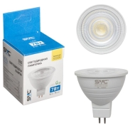 Купить Эл. лампа светодиодная SVC LED JCDR-7W-GU5.3-3000K, Тёплый Алматы