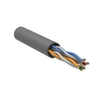 купить LC1-C604-111 ITK Витая пара U/UTP кат.6 4х2х23AWG solid PVC серый (305м) в Алматы фото 1