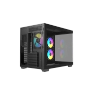 купить Корпус AOC CG355B 3F M-ATX/ITX 2xUSB3.0 1xType-C 1xAudio/Mic Черный AOC-CG355-BF3V1R0W2-G в Алматы фото 3