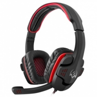 купить SVEN AP-G855MV Игровые стереонаушники с микрофоном черный-красный /  в Алматы фото 1