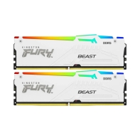 Купить Оперативная память  32GB Kit(2x16) DDR5 6000MHz Kingston FURY Beast White RGB EXPO KF560C30BWEAK2-32 Алматы
