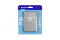 купить Внешний жесткий диск 2,5 2TB Verbatim Store *n* Go 053189 серебро в Алматы фото 1