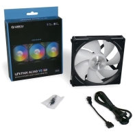 купить Вентилятор для корпуса Lian Li UNI FAN AL ARGB 140mm Black UF-AL140V2-1B G99.14ALV21B.00 в Алматы фото 2