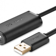 купить Удлинительный кабель USB Ugreen US121 10324 <USB 2.0, 20М> в Алматы фото 1