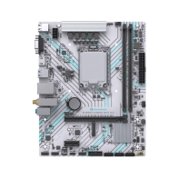 Купить Материнская плата MaxSun B760M GAMING WIFI ICE, LGA1700, 2xDDR4, PCIe4.0, HDMI+DP, 1xNVMe, mATX Алматы