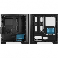 купить Корпус Aerocool Mini Cylon Black 1FAN8CM microATX (Mini Cylon) в Алматы фото 3