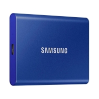 купить Внешний SSD  500Gb Samsung T7 USB 3.2 Gen.2 (10 Гбит/c)  AES 256, Синий, MU-PC500H/WW в Алматы фото 1