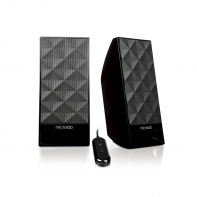 купить Колонки, MicroLab, B53(USB), 2.0, 3Вт (1,5ВТ*2), Вход USB, USB (питание),  80*178*83 мм., Чёрный в Алматы фото 1