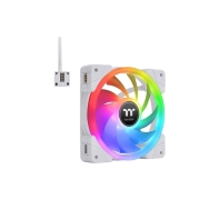 купить Комплект вентиляторов для корпуса Thermaltake Swafan EX12 RGB, 12cm, 500-2000rpm, White в Алматы фото 2