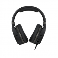купить Наушники, HyperX, HX-HSCO-GM/WW. Игровая гарнитура, Микрофон поворотный гибкий, Динамики 53 мм, 30-500 мВт, 15-25000гц, 3.5 Mini Jack   удлинитель – 3,5 мм штекеры стерео и микрофона, Чёрный, Цветная коробка в Алматы фото 2