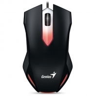 купить Компьютерная мышь, Genius, X-G200, Игровая, Оптическая 1000dpi, Проводная 1,8м, USB, Черная в Алматы фото 1