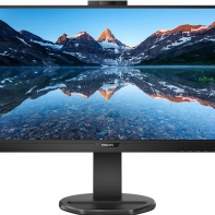 купить Монитор 23.8" PHILIPS 243B9H IPS 4мс 250кдм 1000:1 1xD-Sub 1xDP 1xHDMI 1xUSB-C 3xUSB Web 2x2W в Алматы фото 1