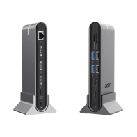 Купить Док-станция Acer Type C Universal docking station 15in1, 2 x HDMI 4K 60Hz, 1 x DP 8k 30Hz,&nbsp; 4 x USB A, 3 x USB C, 1 x RJ45, 1 x SD, 1 x TF, 1 x 3.5mm audio Алматы