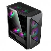 купить Корпус ПК без БП GameMax Revolt <ATX, 1x120mmRGB, USB2.0x2, USB3.0x1, 400x185x470mm> в Алматы фото 1