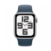 купить Apple Watch SE 2024 GPS 44mm Starlight Aluminium Case with Starlight Sport Band - M/L Model A2723 в Алматы фото 2